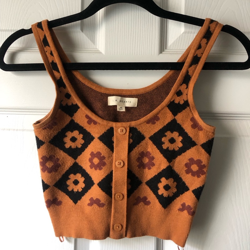 LA Hearts Cropped Cami